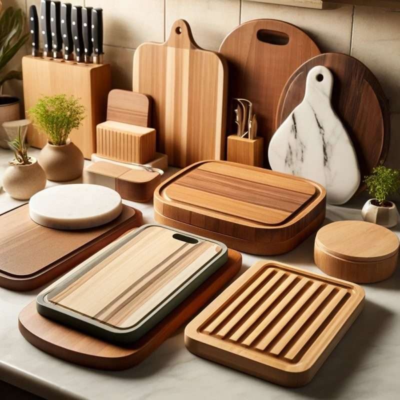 Different types of cutting boards Various styles of Cutting boards