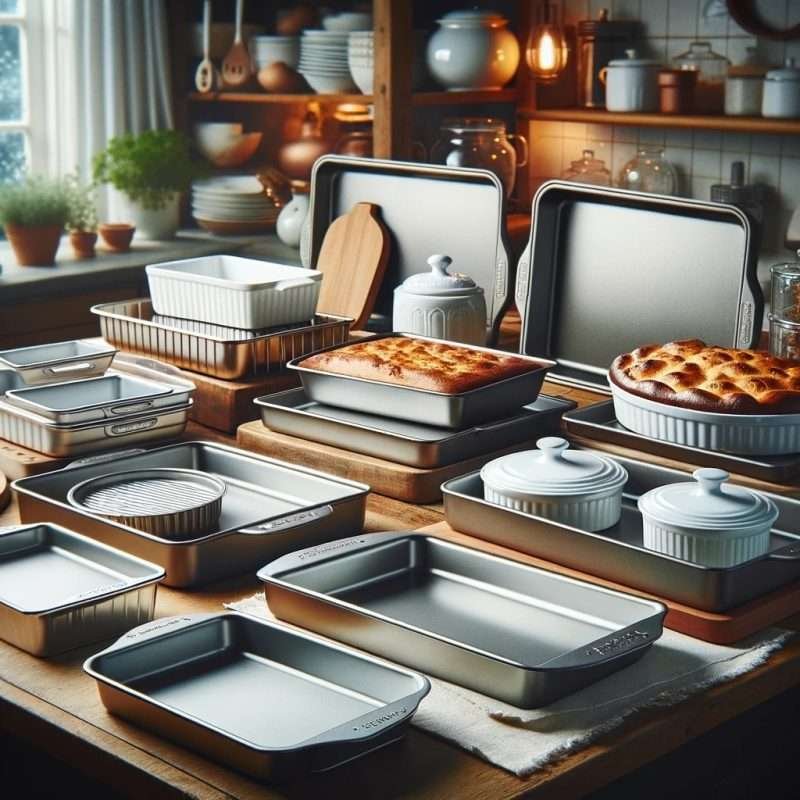 Baking pan and sheets Various types of baking pans and sheets